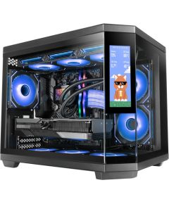 Tacens Mars Gaming MC3TCORELCDM computer case Mini Tower Black Datoru korpusi
