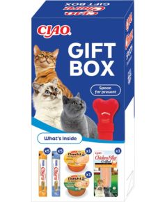 INABA Churu Gift Box zestaw smakołyków dla kota Kaķu sausā barība