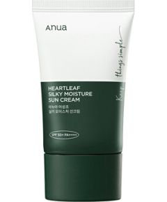 Anua Heartleaf Silky Moisture Sun Screen SPF 50+ - Hydratační opalovací krém na obličej 50ml Косметика для тела