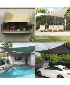 vidaXL vidaXL Żagiel przeciwsłoneczny, piaskowy, 4,5x4,5x4,5m, 100% poliester Новинки Для дома и сада 