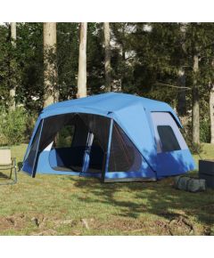 vidaXL Namiot rodzinny, 10-os., niebieski, wodoszczelny Jaunumi -Dārzam