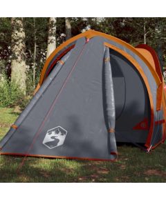 vidaXL Namiot turystyczny, 2-os., szaro-pomarańczowy, wodoszczelny Новинки Для дома и сада 