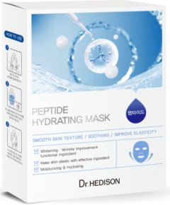 Set, Dr. Hedison, Peptide, Hydrate, Sheet Mask, For Face, 10 pcs, 2 ml Sejas kopšana