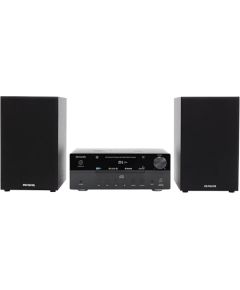 AIWA mikro mūzikas sistēma ar Bluetooth, melna - MSBTU-550 Музыкальные центры