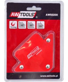 Awtools Magnēts AW50200; 82x120x13 mm; 11,5 kg Metinātāmie aparāti