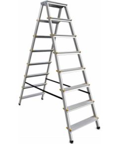 Double-sided standing ladder AWTools AW23031; 2x8; 3,67 m Kāpnes un sastatnes