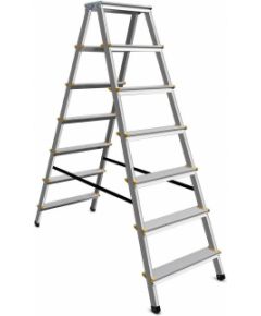Double-sided standing ladder AWTools AW23030; 2x7; 3,46 m Лестницы / подмости