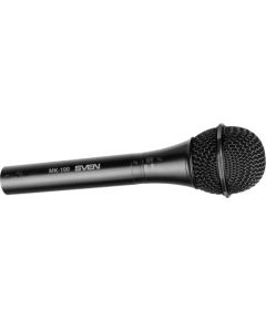 Microphone SVEN MK-100 (Wired, dynamic, metal, cable 4.0 m, 6.3/3.5mm Jack, cardioid, black) Mikrofoni