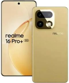 Realme 16 Pro Plus 5G Viedtālrunis 8GB / 256GB Master Gold Mobilie telefoni