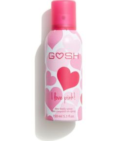Gosh, I Love Pink, Deodorant Spray, For Women, 150 ml Дезодоранты