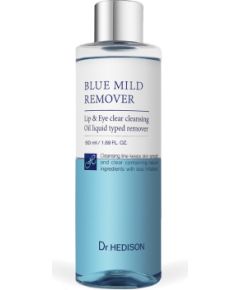 Dr. Hedison, Blue Mild Remover, Makeup Removing, Cleansing Oil, For Eyes & Lips, 250 ml Sejas kopšana