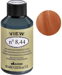 Davines, View, Demi-Permanent Hair Dye, 8.44 , 60 ml Уход за волосами