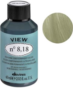 Davines, View, Demi-Permanent Hair Dye, 8.18 , 60 ml Уход за волосами