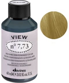 Davines, View, Demi-Permanent Hair Dye, 7.73 , 60 ml Уход за волосами