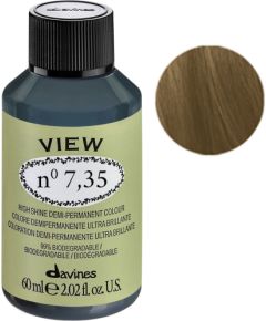 Davines, View, Demi-Permanent Hair Dye, 7.35 , 60 ml Уход за волосами