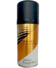 Byblos, Metal, Anti-Perspirant, Deodorant Spray, For Men, 150 ml Дезодоранты