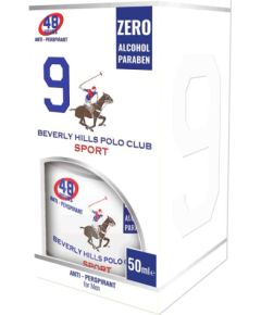 Beverly Hills Polo Club, 1982 - Sport 9, Anti-Perspirant, Deodorant Spray, For Men, 50 ml Dezodoranti