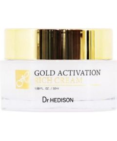 Dr. Hedison, Gold Activation, 24K gold, Anti-Aging, Rich Cream, For Face, 50 ml Sejas kopšana