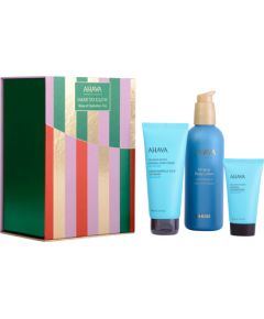Wave of Hydration Trio Set Ahava: Dead Sea Water, Vegan, Hydrating, Hand Cream, 100 ml + Dead Sea Water, Vegan, Cleansing and Hydrating, Shower Gel, For All Skin Types, 40 ml + Sea Kissed, Hydrating, Body Lotion, 250 ml Dāvanu komplekti