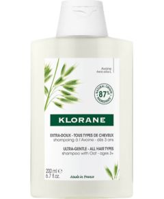Klorane, Oat Milk, Hair Shampoo, Gentle Cleansing, 200 ml Šampūni