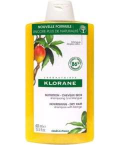 Klorane, Mango Butter Nutrition, Mango, Hair Shampoo, For Nourishing, 400 ml Šampūni