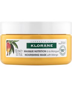 Klorane, Mango Butter Nutrition, Hair Treatment Cream Mask, For Nourishing, 150 ml Matu kopšana