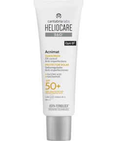 Cantabria Labs, Heliocare 360º Acnimat, Anti-Imperfections, Sunscreen Cream, For Face, SPF 50+, 50 ml Косметика для тела