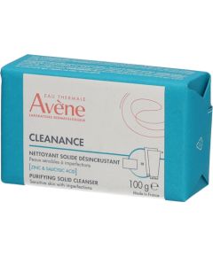 Avene, Cleanance, Purifying, Soap Bar, For Face, 100 g Жидкое мыло