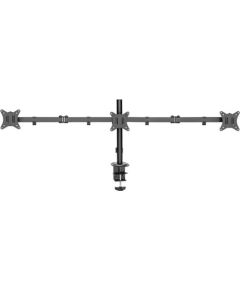 Deltaco Triple Desk Mount, 13-27'', black - Monitor stand Крепления для телевизоров