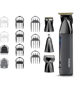 BaByliss Super-X Metal, 15 in 1, black - Trimmer set Волосы, борода, триммеры для тела