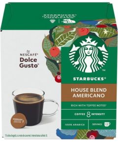 Starbucks Nescafe Dolce Gusto House Blend Americano - Coffee capsules Kafijas kapsulas, kafija