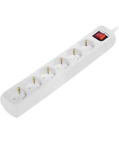 Hama, 1.4 m, 6 sockets, white - Extension plug Strāvas pagarinātāji