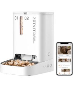 Petkit YumShare Dual-hopper, white - Automatic feeder with camera Viedās iekārtas un piederumi