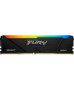 Kingston KF436C18BB2A/32  32GB 3600MT/s DDR4 CL18 DIMM FURY Beast RGB Kingston Оперативная память (RAM)