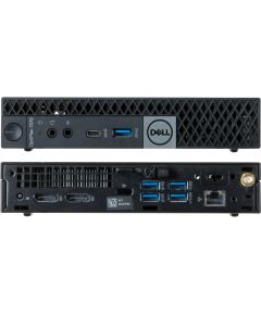 DELL OptiPlex 7070 Micro i5-9500 16GB 256GB SSD mSFF Win11pro Used Atjaunoti personālie datori