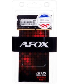 AFOX DDR4 8G 2400 SO DIMM memory module 8 GB 1 x 8 GB 2400 MHz RAM Operatīvā atmiņa