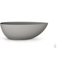 PAA Bella Ovo Brīvi Stāvoša Akmens Masas Vanna Pelēka Jaunumi Sadz. tehnika