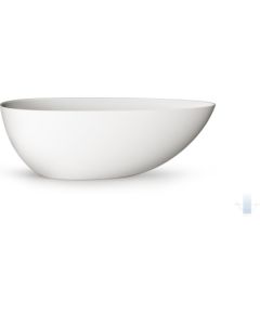 PAA Bella Ovo Brīvi Stāvoša Akmens Masas Vanna Balta Jaunumi Sadz. tehnika