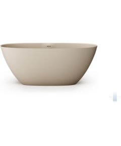 PAA Perla 160 Brīvi Stāvoša Akmens Masas Vanna Matēti Krēmkrāsas Крупная бытовая техника