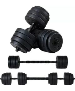 Funfit Hantle Bitumiczne 40 kg Zestaw 4w1 + uchwyty Велосипеды