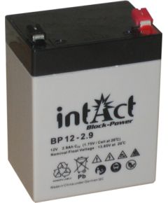 Intact Block-Power 12 V 2,9Ah (c20) 79x56x105 0/S-4.8 EAN4250227551175 Akumulatori