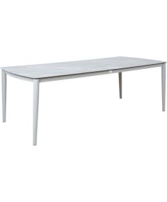 Galds SILVA 220x100xH75 cm, pelēcīgi bēšs Dārza galdi