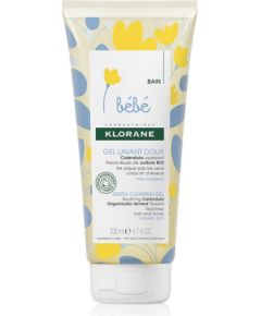 Klorane, Baby, Calendula Extract, Gentle Cleansing, Cleansing Gel, For Hair & Body, 200 ml Косметика для тела