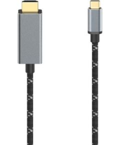 Hama Video Cable, USB-C, 1,5 m, black - Cable HDMI vadi