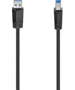 Hama USB-A / USB-B Cable, 5 Gbit/s, black - Cable Dažādi vadi