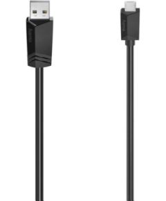 Hama Micro-USB Cable, 0,75 m, black - Cable Дата USB-кабели