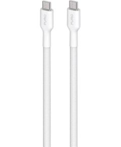 Puro Fabrik 2.0, USB-C, 240 W, 2 m, white - Cable Data USB kabeļi