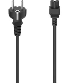 Hama power cord, 3-pin, black - Power cable Сетевые кабели, провода