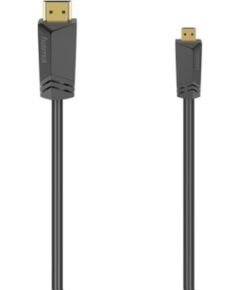 Hama High Speed ​​HDMI 2.0b - HDMI micro, 1,5 m, dark gray - Cable HDMI vadi