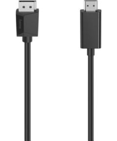Hama Video Cable DisplayPort / HDMI, 1,5m, black - Video Cable Сетевые кабели, провода
